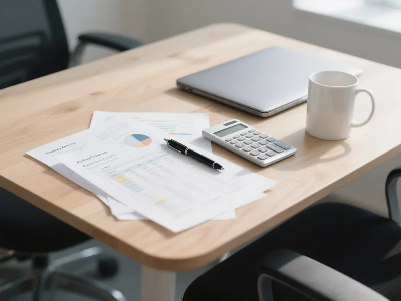 會計人員整理企業財務資料